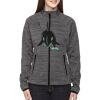 Ladies' Flux Mélange Bonded Fleece Jacket Thumbnail