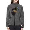 Ladies' Flux Mélange Bonded Fleece Jacket Thumbnail