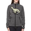 Ladies' Flux Mélange Bonded Fleece Jacket Thumbnail