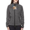 Ladies' Flux Mélange Bonded Fleece Jacket Thumbnail