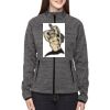 Ladies' Flux Mélange Bonded Fleece Jacket Thumbnail