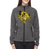 Ladies' Flux Mélange Bonded Fleece Jacket Thumbnail