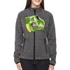 Ladies' Flux Mélange Bonded Fleece Jacket Thumbnail