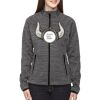 Ladies' Flux Mélange Bonded Fleece Jacket Thumbnail