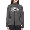 Ladies' Flux Mélange Bonded Fleece Jacket Thumbnail