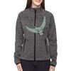 Ladies' Flux Mélange Bonded Fleece Jacket Thumbnail