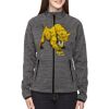 Ladies' Flux Mélange Bonded Fleece Jacket Thumbnail