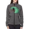 Ladies' Flux Mélange Bonded Fleece Jacket Thumbnail
