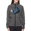 Ladies' Flux Mélange Bonded Fleece Jacket Thumbnail