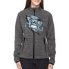 Ladies' Flux Mélange Bonded Fleece Jacket Thumbnail