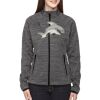 Ladies' Flux Mélange Bonded Fleece Jacket Thumbnail