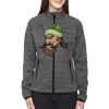 Ladies' Flux Mélange Bonded Fleece Jacket Thumbnail