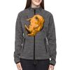 Ladies' Flux Mélange Bonded Fleece Jacket Thumbnail