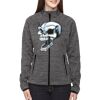 Ladies' Flux Mélange Bonded Fleece Jacket Thumbnail