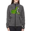 Ladies' Flux Mélange Bonded Fleece Jacket Thumbnail