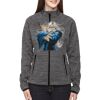 Ladies' Flux Mélange Bonded Fleece Jacket Thumbnail