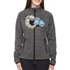 Ladies' Flux Mélange Bonded Fleece Jacket Thumbnail