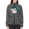 Ladies' Flux Mélange Bonded Fleece Jacket Thumbnail