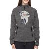 Ladies' Flux Mélange Bonded Fleece Jacket Thumbnail