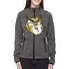 Ladies' Flux Mélange Bonded Fleece Jacket Thumbnail