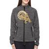 Ladies' Flux Mélange Bonded Fleece Jacket Thumbnail