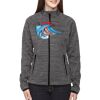 Ladies' Flux Mélange Bonded Fleece Jacket Thumbnail