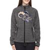 Ladies' Flux Mélange Bonded Fleece Jacket Thumbnail