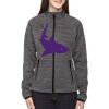 Ladies' Flux Mélange Bonded Fleece Jacket Thumbnail