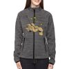 Ladies' Flux Mélange Bonded Fleece Jacket Thumbnail