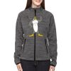 Ladies' Flux Mélange Bonded Fleece Jacket Thumbnail