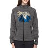 Ladies' Flux Mélange Bonded Fleece Jacket Thumbnail