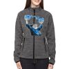 Ladies' Flux Mélange Bonded Fleece Jacket Thumbnail