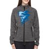 Ladies' Flux Mélange Bonded Fleece Jacket Thumbnail