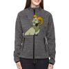 Ladies' Flux Mélange Bonded Fleece Jacket Thumbnail