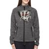 Ladies' Flux Mélange Bonded Fleece Jacket Thumbnail