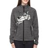 Ladies' Flux Mélange Bonded Fleece Jacket Thumbnail