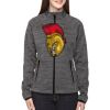 Ladies' Flux Mélange Bonded Fleece Jacket Thumbnail