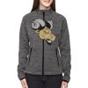 Ladies' Flux Mélange Bonded Fleece Jacket Thumbnail