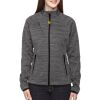 Ladies' Flux Mélange Bonded Fleece Jacket Thumbnail