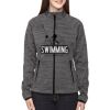 Ladies' Flux Mélange Bonded Fleece Jacket Thumbnail