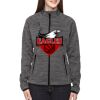 Ladies' Flux Mélange Bonded Fleece Jacket Thumbnail