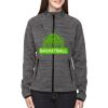 Ladies' Flux Mélange Bonded Fleece Jacket Thumbnail
