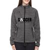 Ladies' Flux Mélange Bonded Fleece Jacket Thumbnail