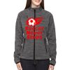 Ladies' Flux Mélange Bonded Fleece Jacket Thumbnail