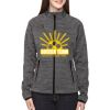 Ladies' Flux Mélange Bonded Fleece Jacket Thumbnail