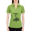 Ladies' Recycled Polyester Performance Piqué Polo Thumbnail